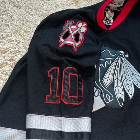 Authentic Chicago Blackhawks Patrick Sharp #10 Reebok Center Ice NHL Hockey Jers - Picture 5 of 12